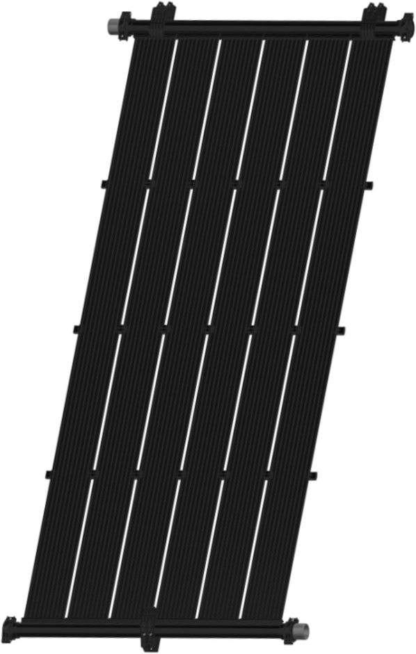 Rhino Platinum Rigid Solar Panel Isolated with Moulded Headers and Roof Mounts