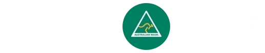 Rhino Solar Panels Logo with Australia Made Logo