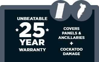 Rhino Platinum 25 Year Warranty Badge