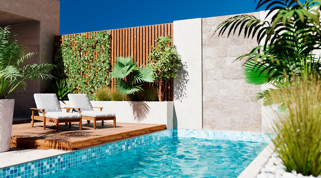 How-not-to-install-solar-pool-heating-blog-img Small Luxury Swimming Pool in a Small Backyard on a Sunny Day